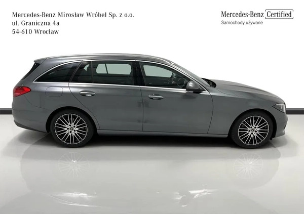 Mercedes-Benz Klasa C cena 214900 przebieg: 13600, rok produkcji 2021 z Wrocław małe 407